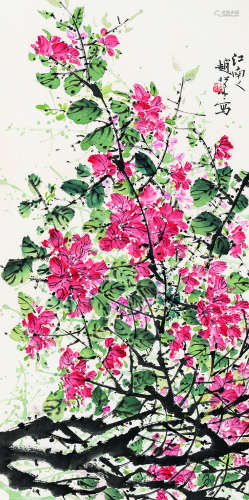 赵松泉（1914～2012） 春意图 设色纸本 镜心