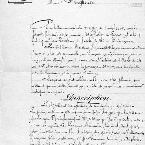 Rapport du Capitaine Bernard du 159ème Régiment d'…