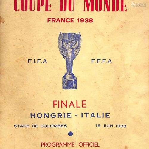 Programme officiel de la finale de la Coupe du Mon…