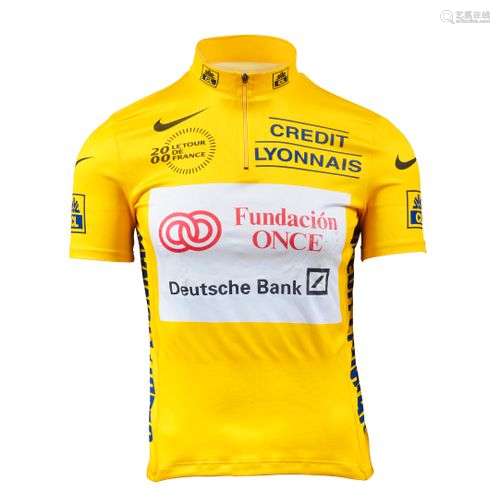 Laurent Jalabert. Maillot jaune porté sur le Tour …