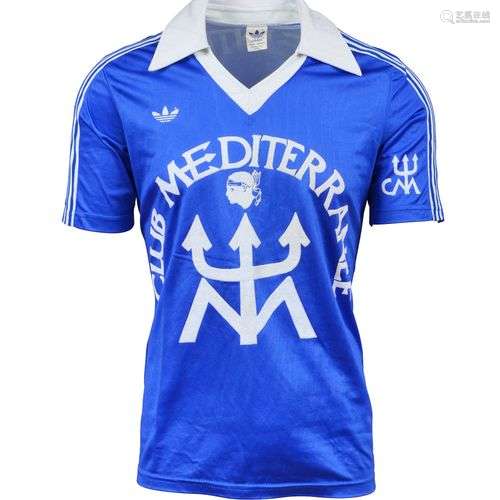 Maillot n°15 du SEC Bastia porté lors de la saison…