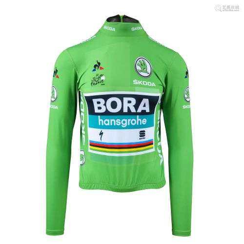 Peter Sagan. Maillot vert Podium porté sur le Tour…