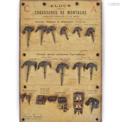 Plaque de présentation de clous pour chaussures de…