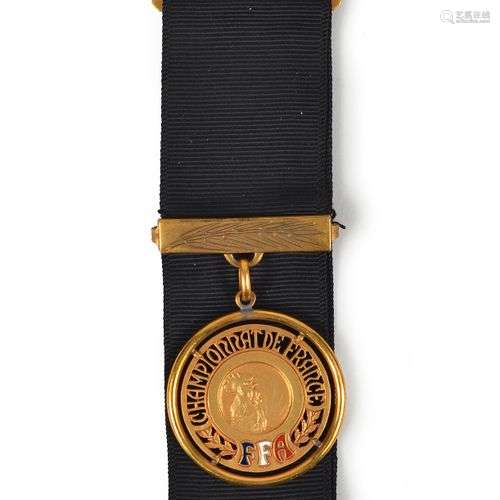 Médaille de Champion de France 1954 d'Alain Mimoun…