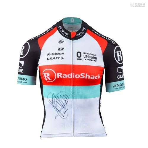 Fabian Cancellara. Maillot de l'équipe Radioshack …