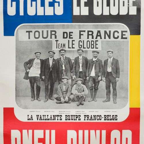 Affiche des cycles. «Le Globe». La vaillante équip…