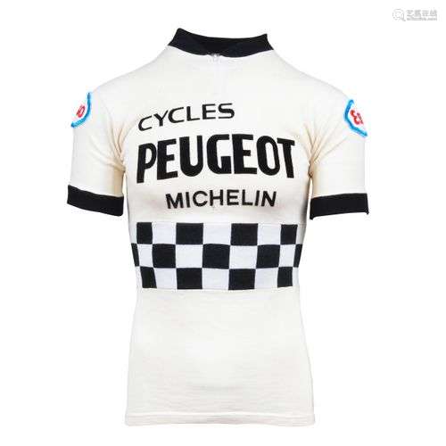 Bernard Thèvenet. Maillot de l'équipe Peugeot Esso…