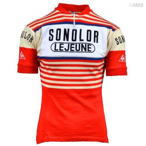 José Catieau. Maillot de l'équipe Sonolor Lejeune …