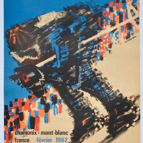 Affiche des Championnats du Monde de ski 1962 à Ch…