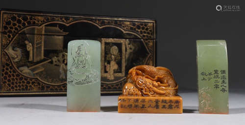 SET OF TIANHUANG STONE SEAL