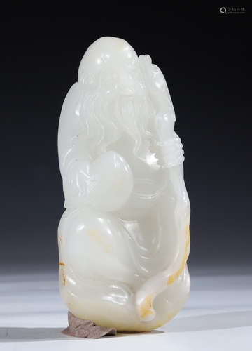 HETIAN JADE FIGURE PENDANT