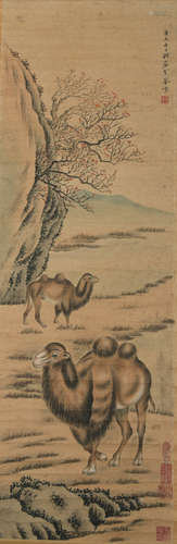 A Ge xianglan's camel painting