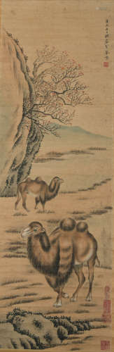 A Ge xianglan's camel painting