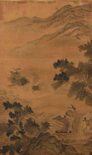 A Ma yuan's landscape painting