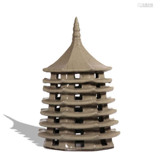 A officer glazed pagoda