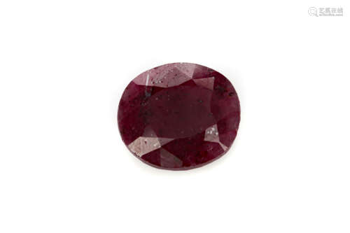 **A CERTIFICATED UNMOUNTED RUBY