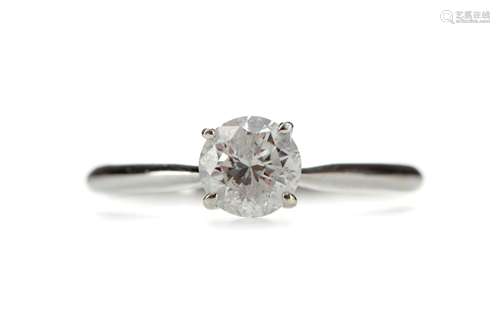 A DIAMOND SOLITAIRE RING