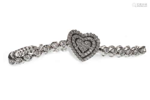 DIAMOND HEART BRACELET