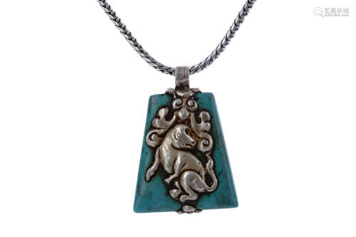 A TURQUOISE PENDANT