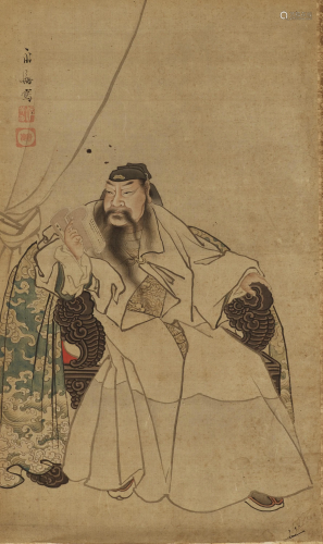 GUAN YU READING THE SPRING AND AUTUMN ANNALS'