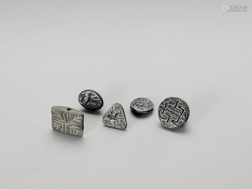 SIX NEAR EAST STONE SEALS