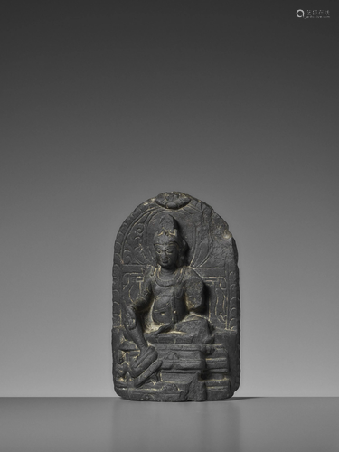 A SCHIST STELE OF AVALOKITESHVARA, PALA PERIOD