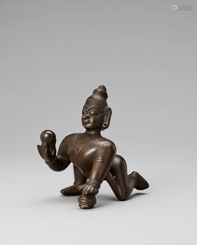 CAST BRONZE FIGURE OF BALAKRISHNA, 18TH-19TH C.