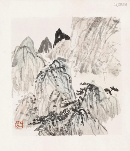 MOUNTAIN LANDSCAPE' BY CHEN SHIZENG
