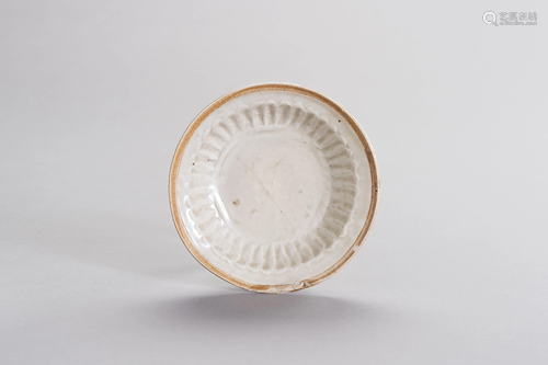 A MOLDED QINGBAI DISH