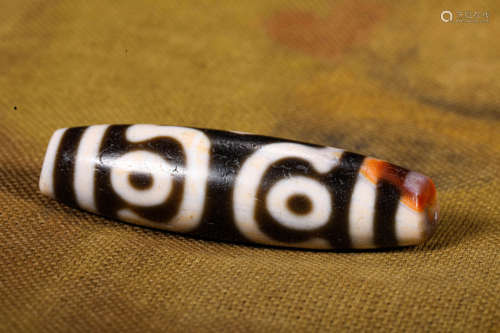 A TABITAN OR CHINESE DZI TIANZHU BEAD