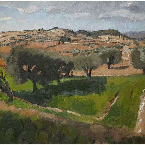 JOSEPH INGUIMBERTY (1896-1971) PAYSAGE DE PROVENCE Huile sur...