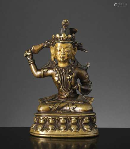 Manjushri (Skt. Mañjusri Tib. 'jam dpal dbyangs) Tibet ca 14...