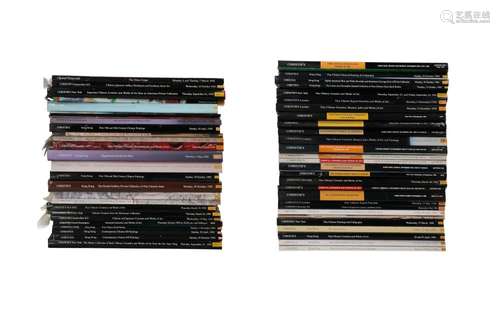 Lot of 54 catalogues Christie's 1994, 1995, 1996 concerning ...