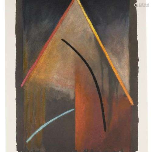 BRUÏ WILLIAM (1946) Abstraction Lithographie Signé et numéro...