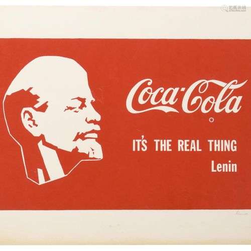 KOSOLAPOV Alexander (1943) Coca-Cola Lithographie 56,4 x 76,...