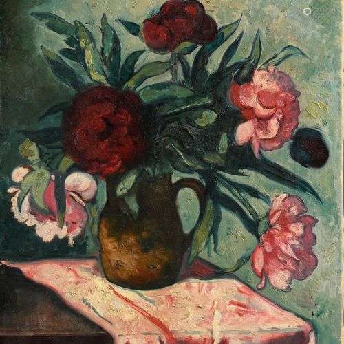 SINEZOUBOFF NICOLAS (1891-1956) Bouquet de fleurs Huile sur ...