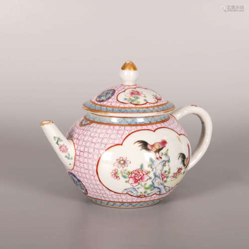 粉彩茶壺