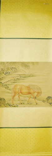 A Chinese scroll, Castiglione 