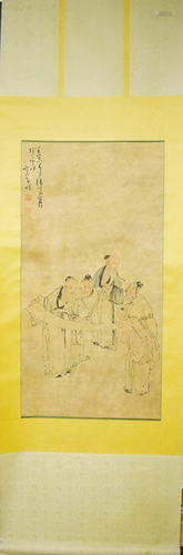 A Chinese scroll, Huang Shen's 