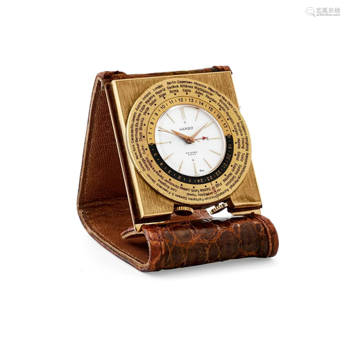 Luxor for Meister alarm & worldtimer desk clock, ‘