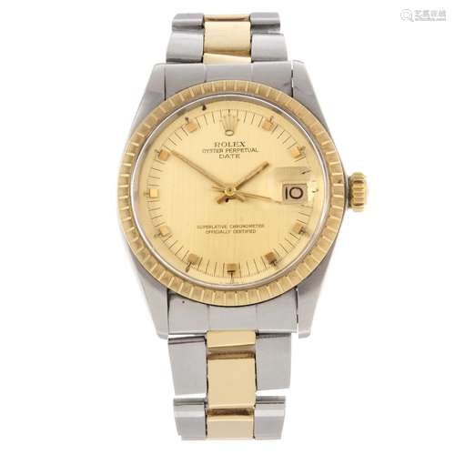 ROLEX - a Oyster Perpetual Date bracelet watch.