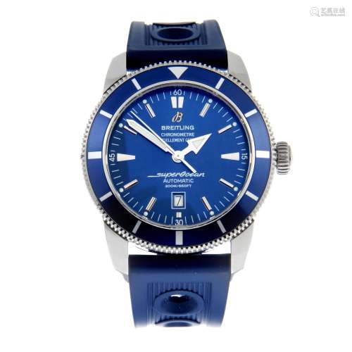BREITLING - a SuperOceanHeritage 46 wrist watch.Stainless st...