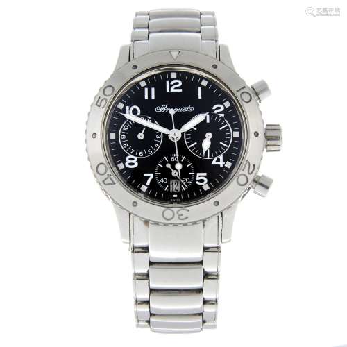 BREGUET - a Type XX chronographbracelet watch.