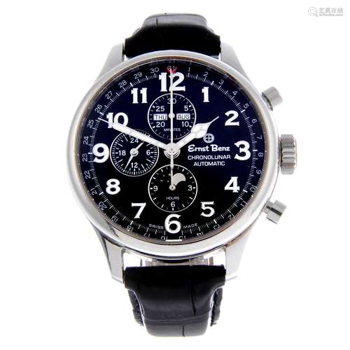 ERNST BENZ - a Chronolunar chronograph wrist watch.Stainless...