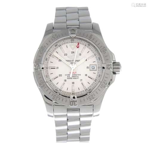 BREITLING - a Colt bracelet watch.Stainless steel case with ...
