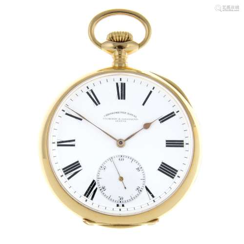 An open face Chronometre Royal pocket watch by Vacheron & Co...