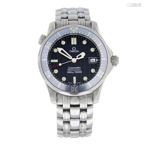 OMEGA - a Seamaster bracelet watch.