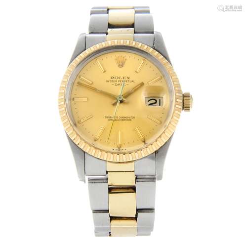 ROLEX - an Oyster Perpetual Date bracelet watch.