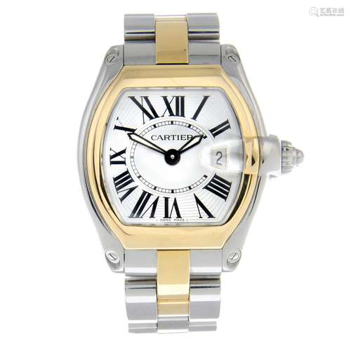 CARTIER - a Roadster bracelet watch.