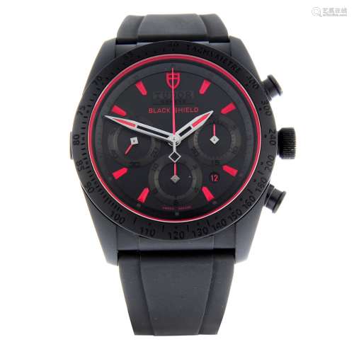 TUDOR - a Fastrider Black Shield chronograph wrist watch.